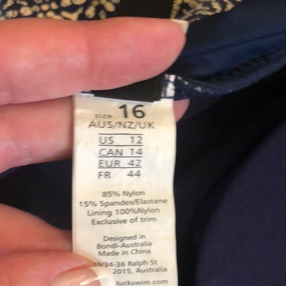 Nip Tuck Swim one piece - Picture 7 of 7